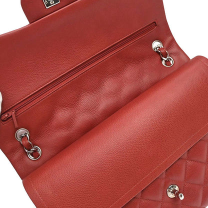 Chanel 2010-2011 Brown Calfskin Jumbo Classic Double Flap Shoulder Bag