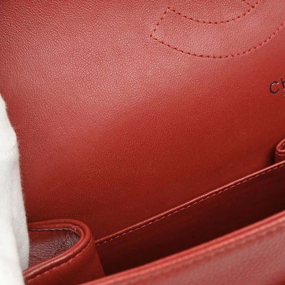 Chanel 2010-2011 Brown Calfskin Jumbo Classic Double Flap Shoulder Bag