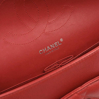 Chanel 2010-2011 Brown Calfskin Jumbo Classic Double Flap Shoulder Bag