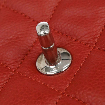 Chanel 2010-2011 Brown Calfskin Jumbo Classic Double Flap Shoulder Bag