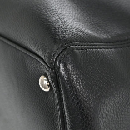 Chanel Black Calfskin Executive Cerf 2way Shoulder Tote Bag