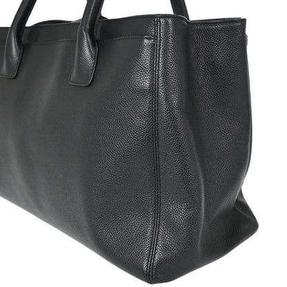 Chanel Black Calfskin Executive Cerf 2way Shoulder Tote Bag