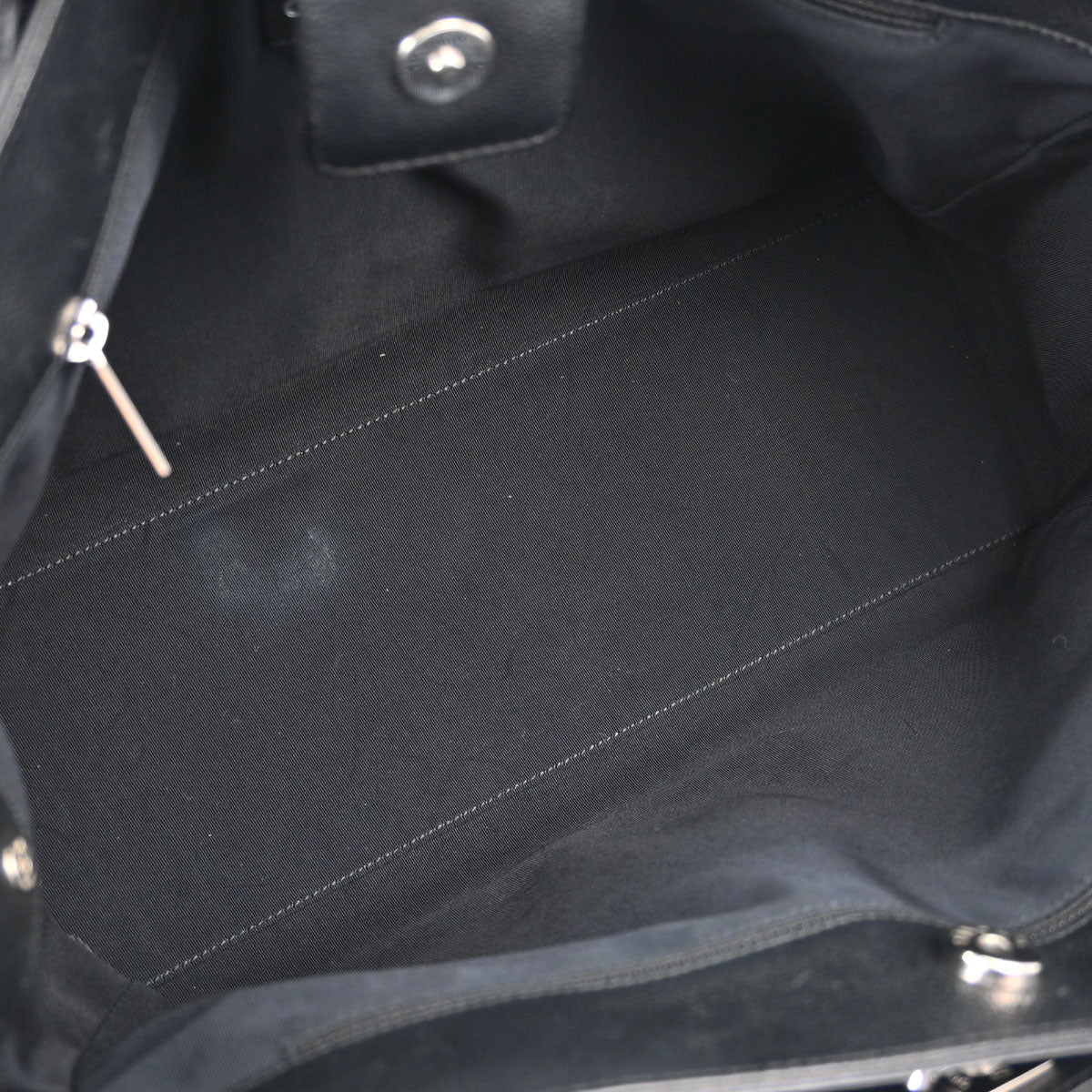 Chanel Black Calfskin Executive Cerf 2way Shoulder Tote Bag