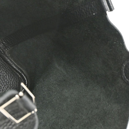 Hermes Black Taurillon Clemence Picotin Lock 18 PM Handbag