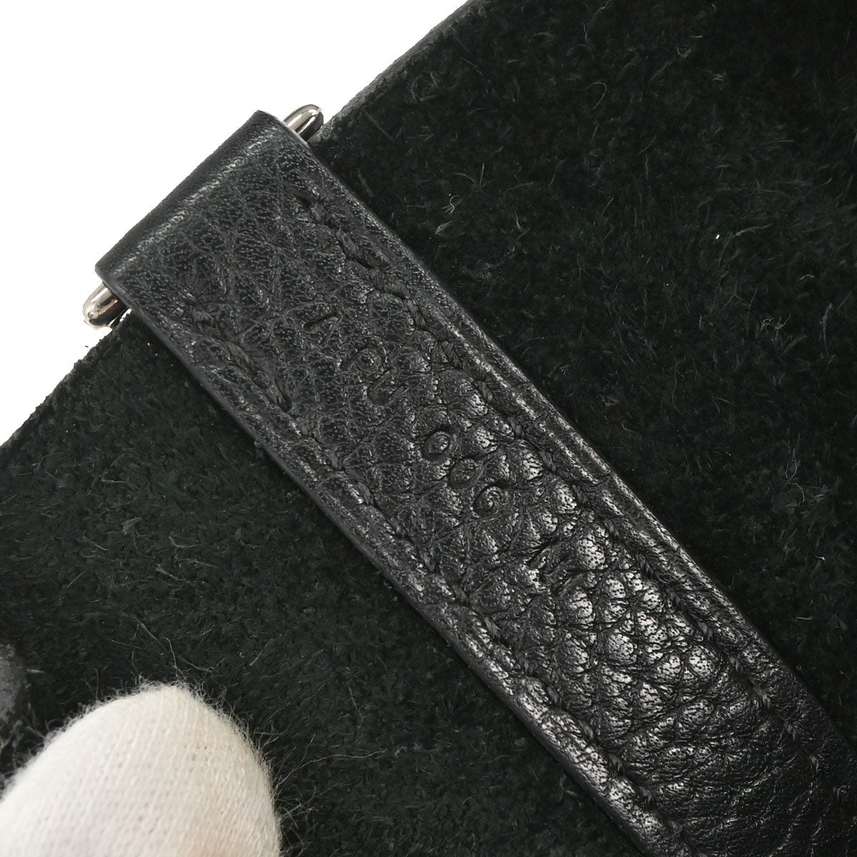 Hermes Black Taurillon Clemence Picotin Lock 18 PM Handbag