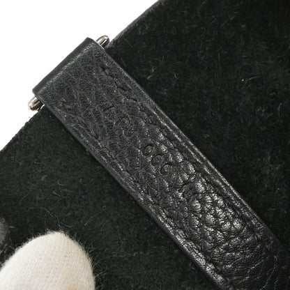 Hermes Black Taurillon Clemence Picotin Lock 18 PM Handbag
