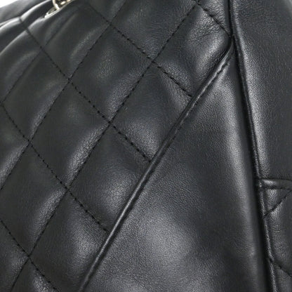 Chanel 2005-2006 Black Calfskin Cambon Ligne Bowling Bag 27