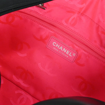 Chanel 2005-2006 Black Calfskin Cambon Ligne Bowling Bag 27