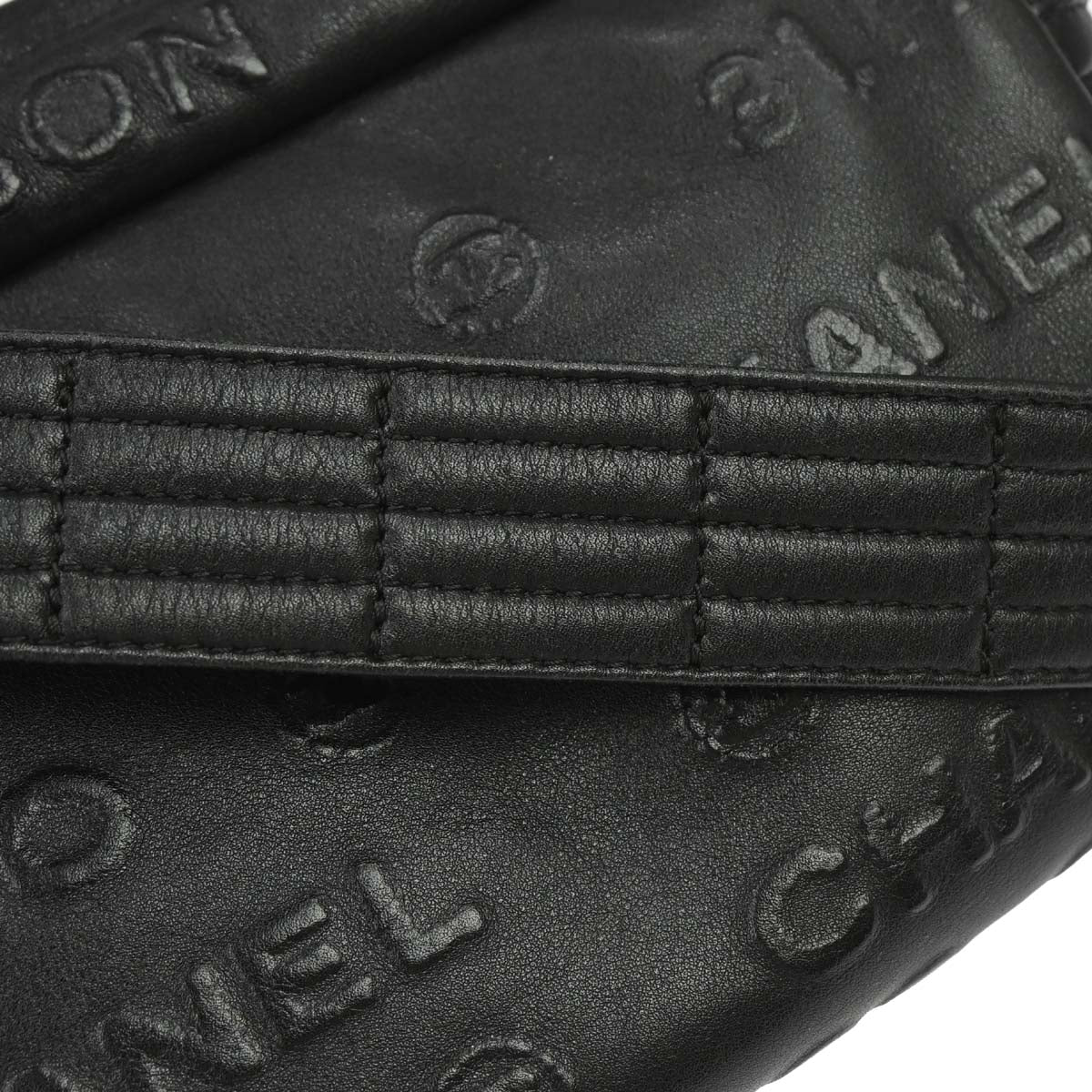 Chanel 2008-2009 Black Calfskin Unlimited Shoulder Bag