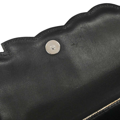 Chanel 2005-2006 Black Yellow Canvas Camellia No.5 CC Handbag