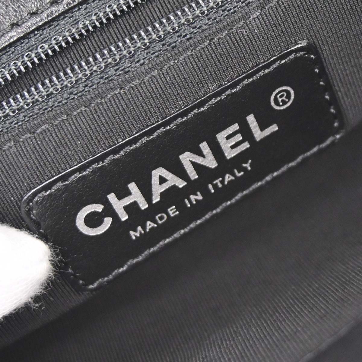 Chanel 2005-2006 Black Yellow Canvas Camellia No.5 CC Handbag