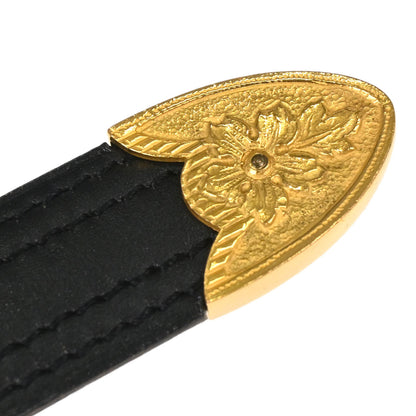 Hermes Black Box Calf Belt #85