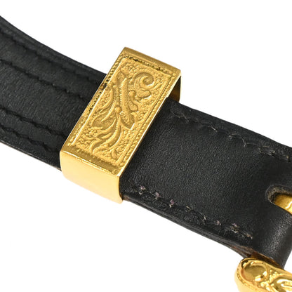 Hermes Black Box Calf Belt #85