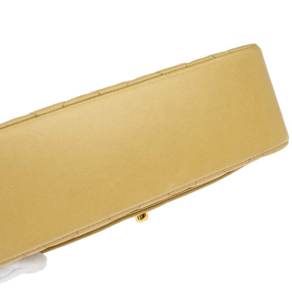 Chanel 1991-1994 Beige Lambskin Small Diana Shoulder Bag