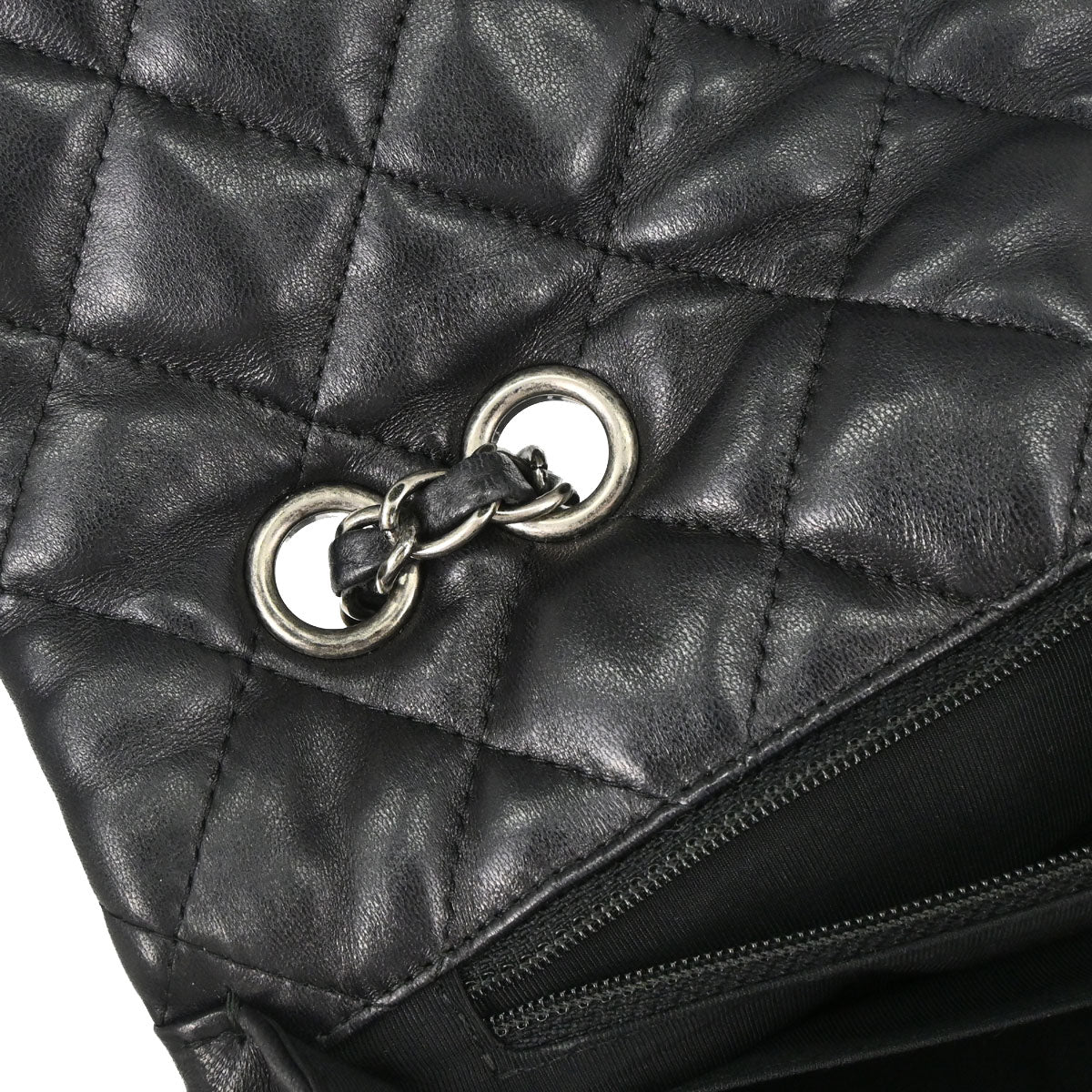 Chanel 2014 Black Lambskin Paris Dallas Stars and Stripes Flap Shoulder Bag