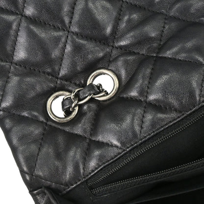 Chanel 2014 Black Lambskin Paris Dallas Stars and Stripes Flap Shoulder Bag
