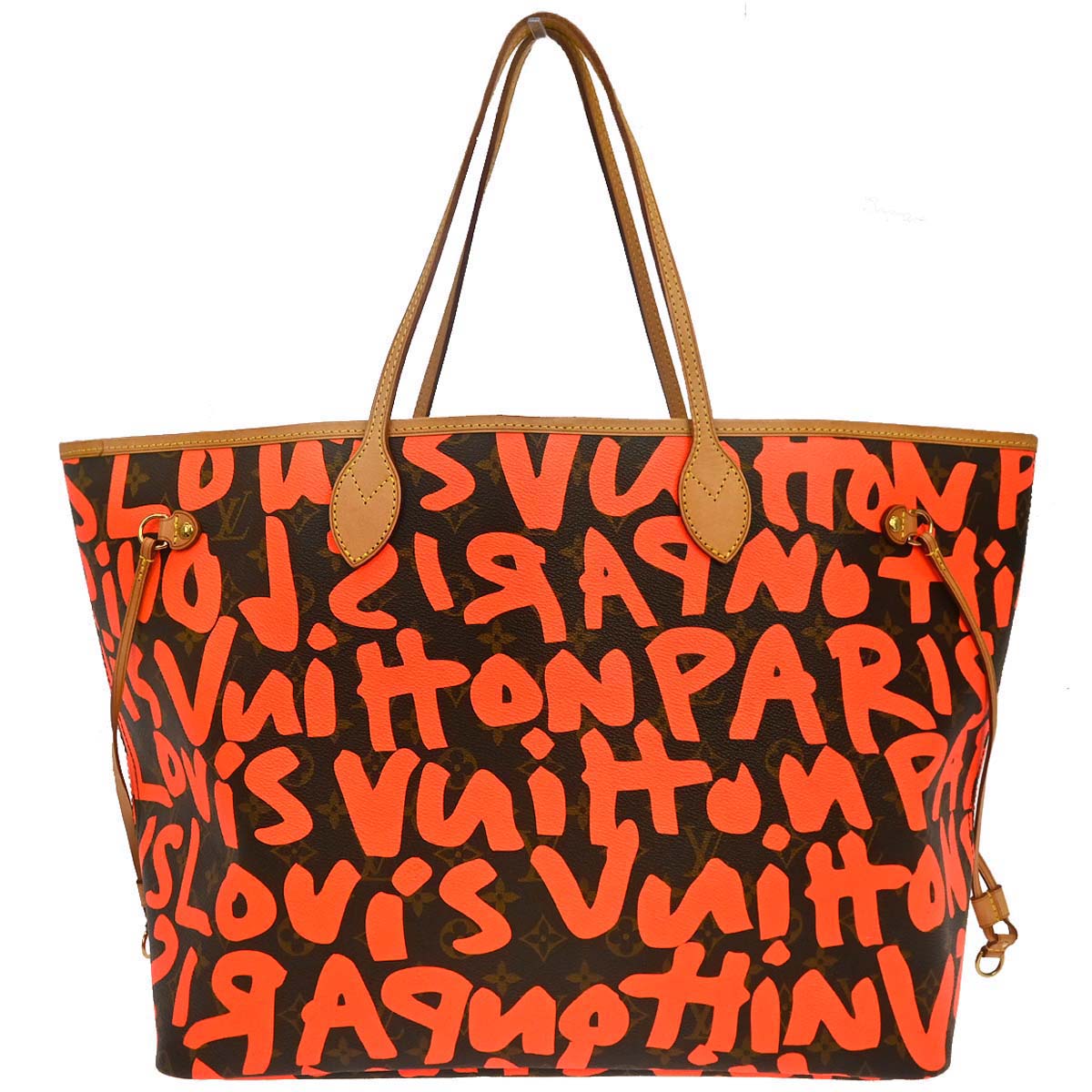 Louis Vuitton 2009 Monogram Graffiti Neverfull GM Tote Bag M93702