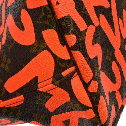 Louis Vuitton 2009 Monogram Graffiti Neverfull GM Tote Bag M93702
