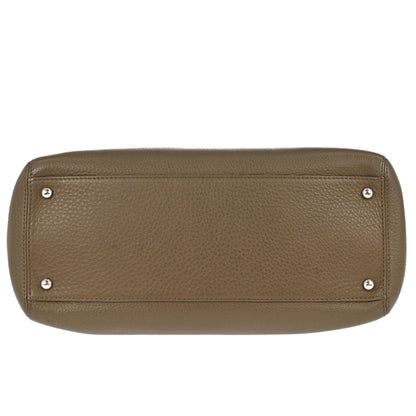 Chanel 2013-2014 Brown Deerskin Executive Cerf Tote Bag