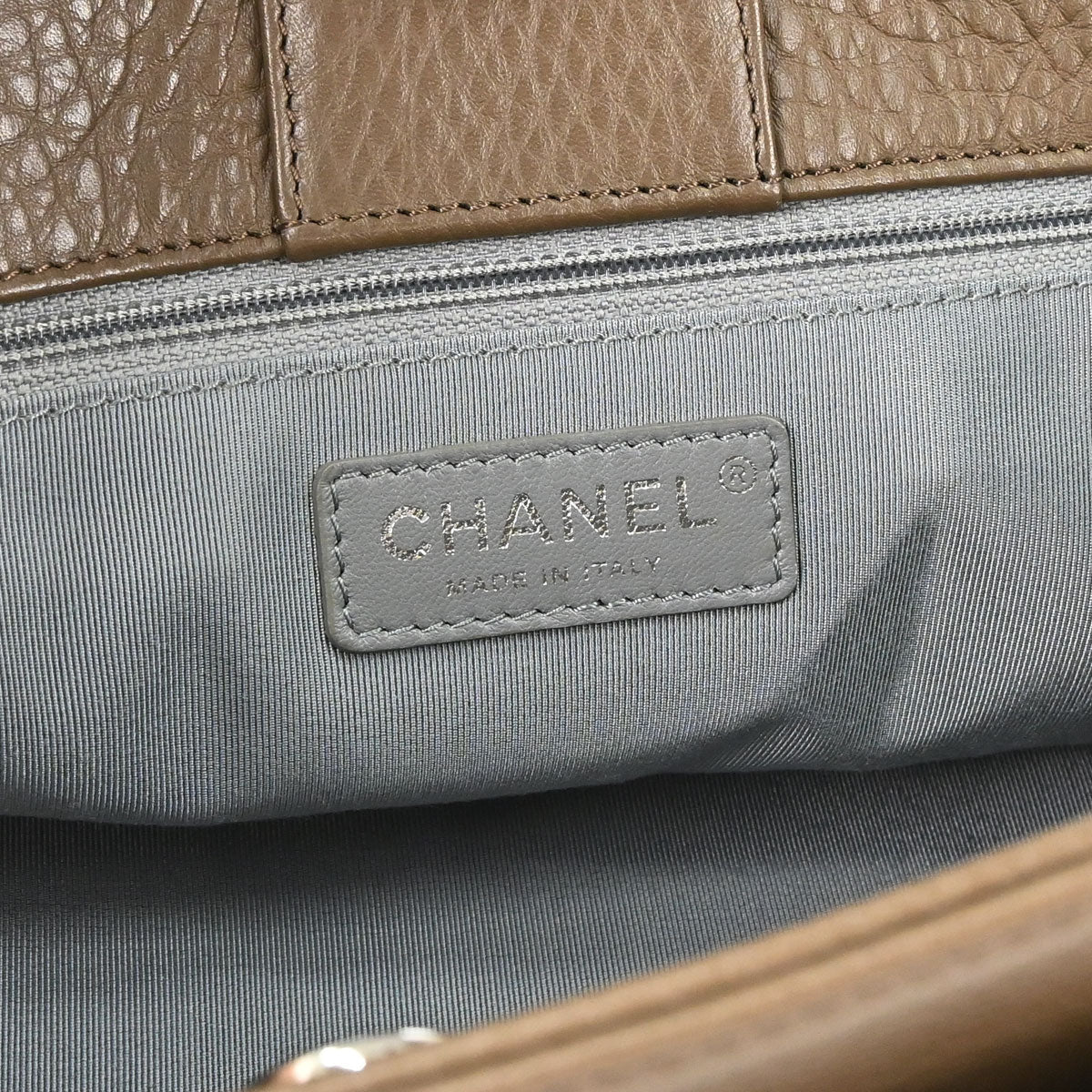 Chanel 2013-2014 Brown Deerskin Executive Cerf Tote Bag