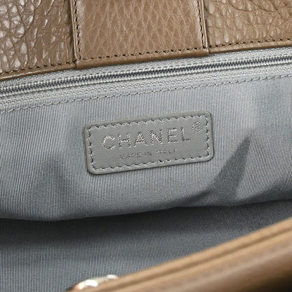 Chanel 2013-2014 Brown Deerskin Executive Cerf Tote Bag