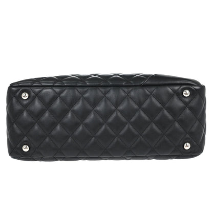 Chanel 2005-2006 Black Calfskin Cambon Ligne Bowling Bag 27