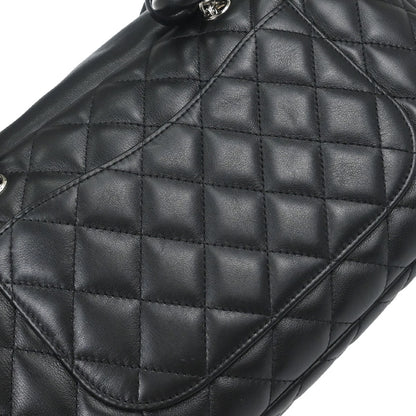 Chanel 2005-2006 Black Calfskin Cambon Ligne Bowling Bag 27