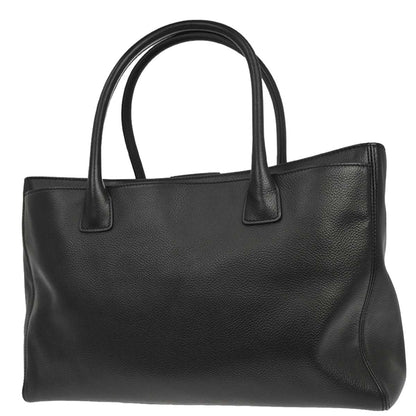 Chanel Black Calfskin Executive Cerf Tote Bag