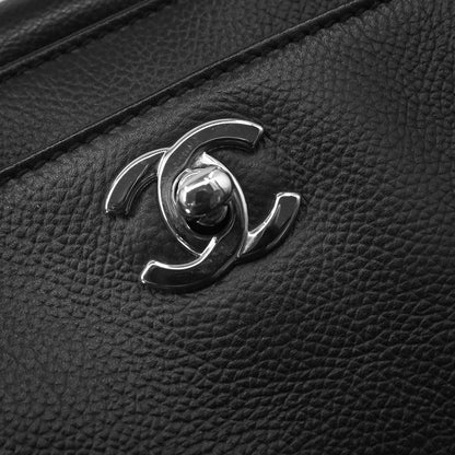 Chanel Black Calfskin Executive Cerf Tote Bag