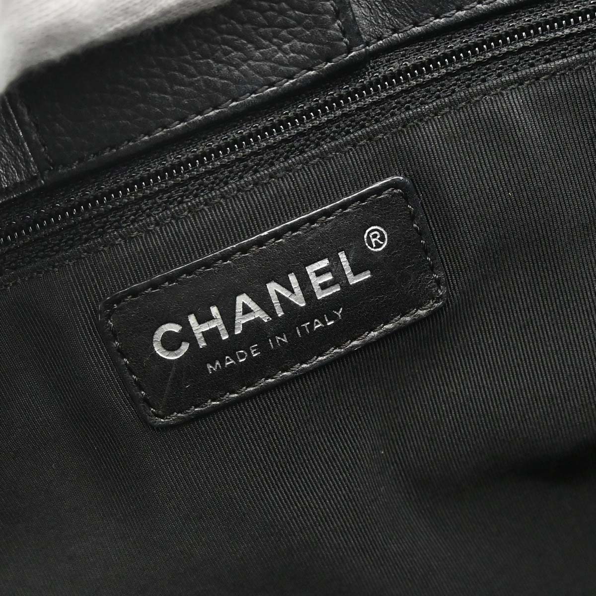 Chanel Black Calfskin Executive Cerf Tote Bag