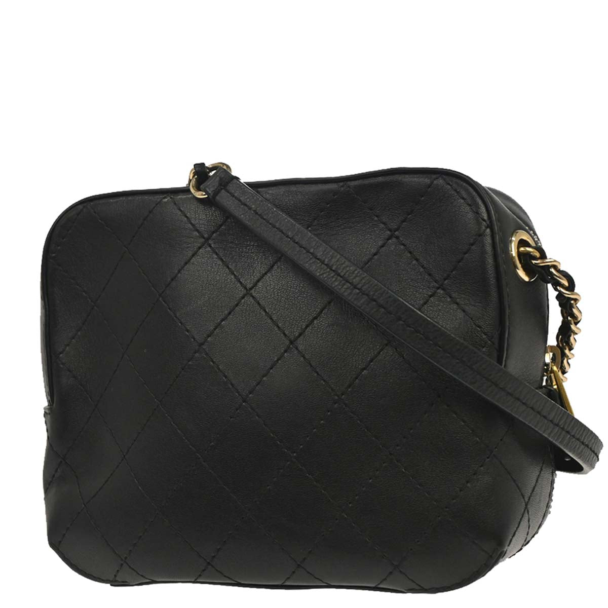 Chanel Black Calfskin Camera Bag Shoulder Bag