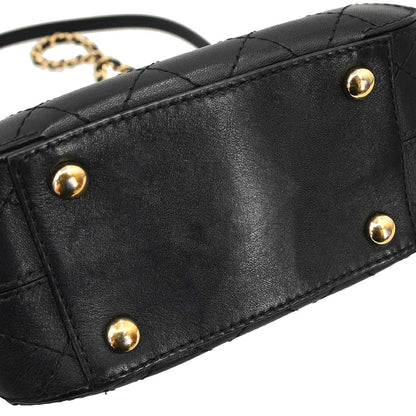 Chanel Black Calfskin Camera Bag Shoulder Bag