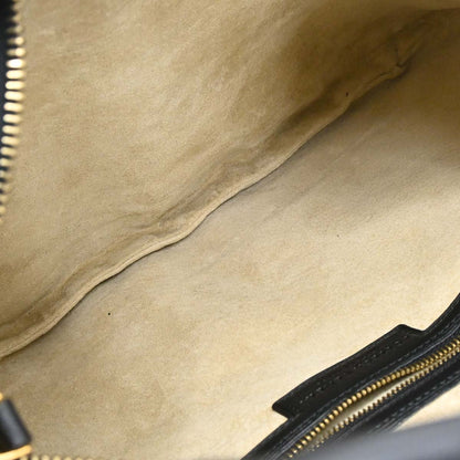 Bottega Veneta Black Lambskin Intrecciato Hobo Handbag