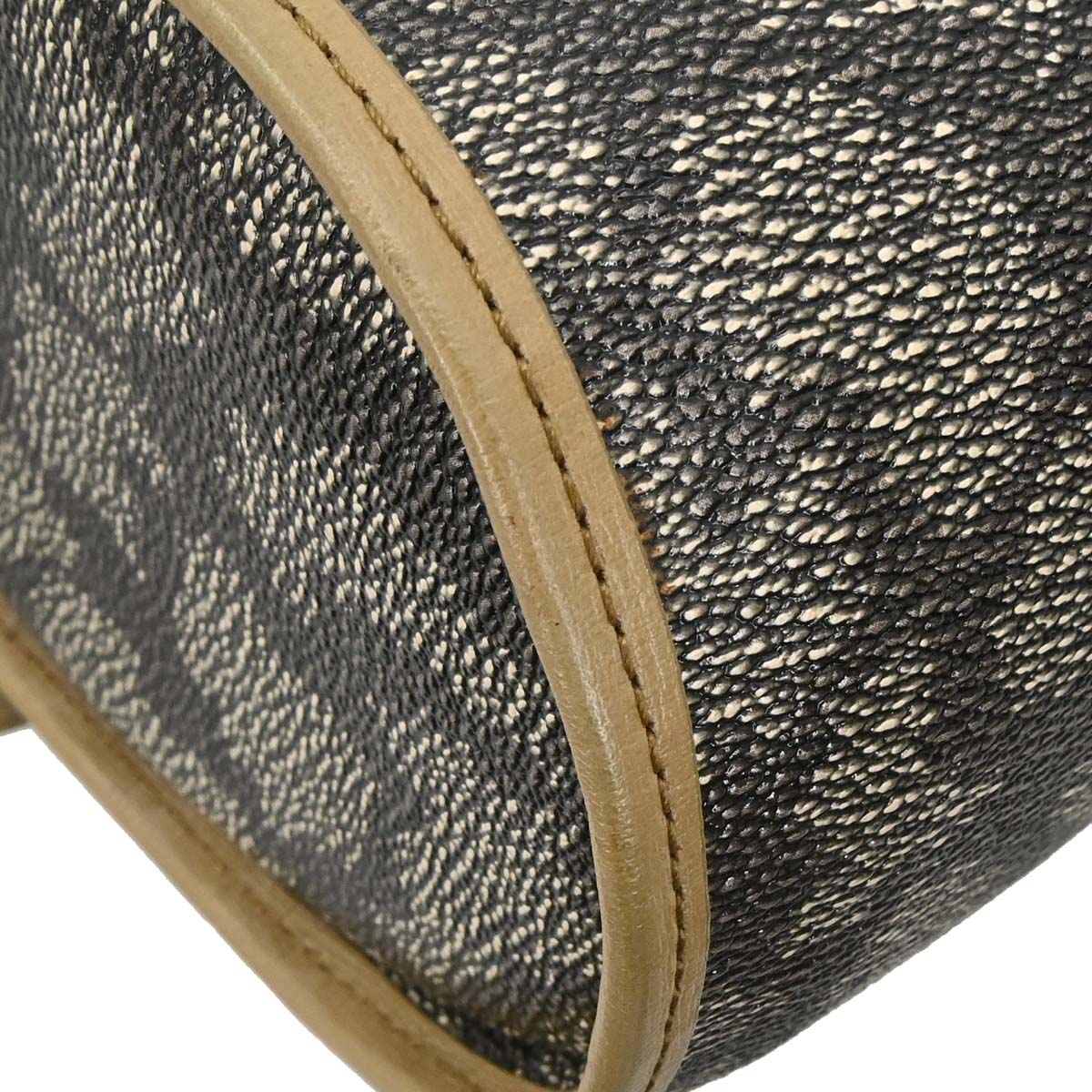 Yves Saint Laurent Gray PVC Giraffe Print Mini Drum Handbag