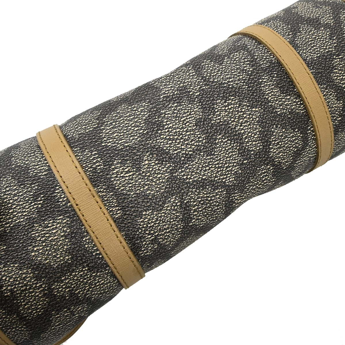Yves Saint Laurent Gray PVC Giraffe Print Mini Drum Handbag