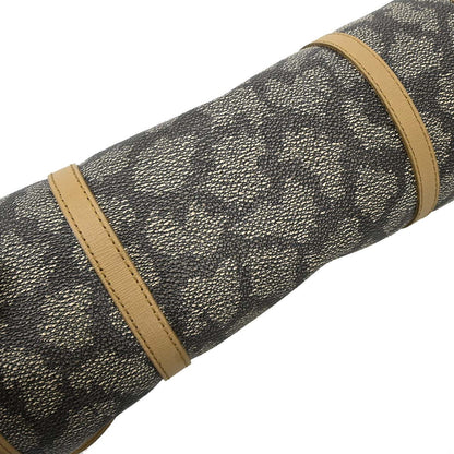 Yves Saint Laurent Gray PVC Giraffe Print Mini Drum Handbag