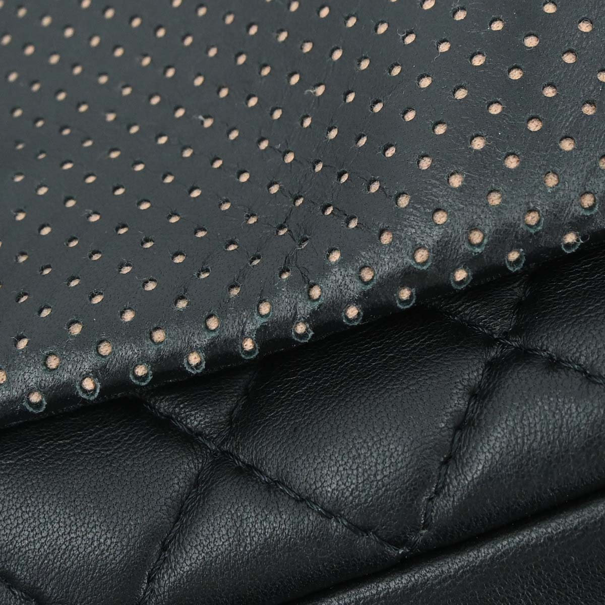 Chanel Black Perforated Lambskin Ultra Pocket Camera Bag