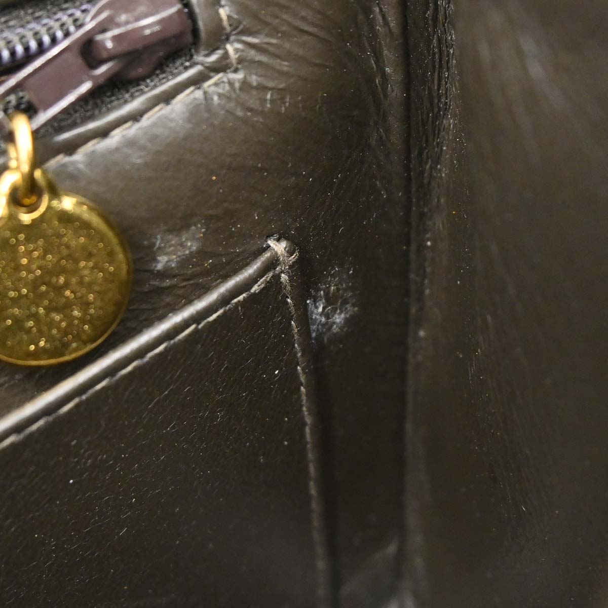 Chanel Green Lambskin Small Diana Shoulder Bag