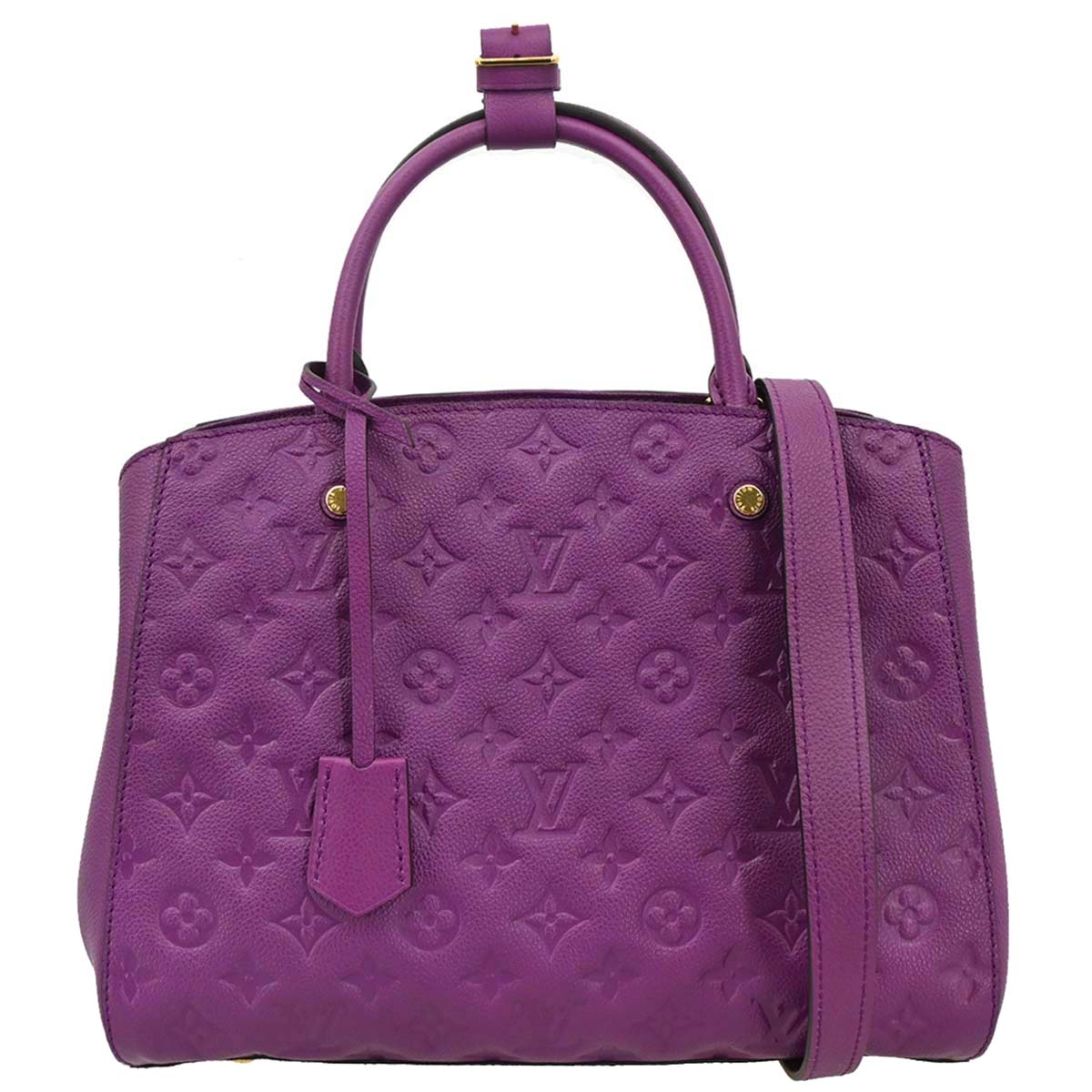 Louis Vuitton Purple Monogram Montaigne MM 2way Shoulder Tote M41046