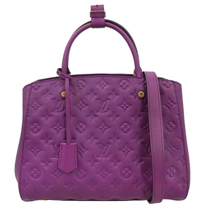 Louis Vuitton Purple Monogram Montaigne MM 2way Shoulder Tote M41046