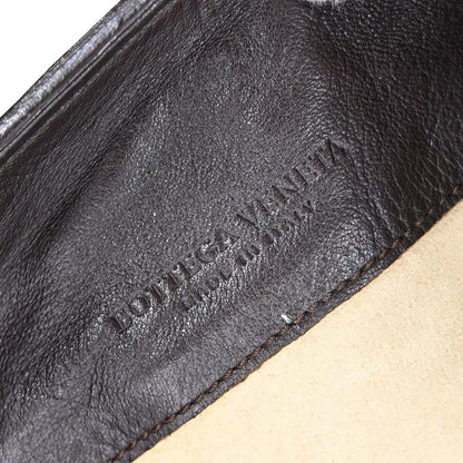 Bottega Veneta Brown Lambskin Intrecciato Tote Handbag