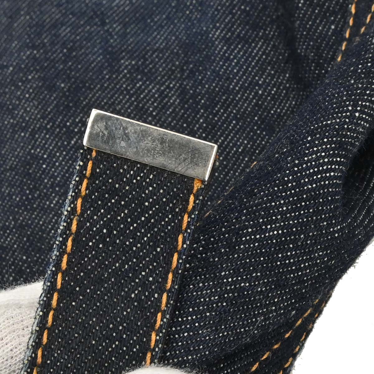 Fendi Indigo Denim Mamma Baguette Handbag
