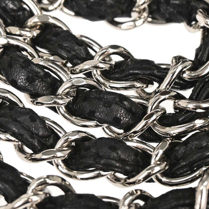 Chanel 2006-2008 Black Perforated Lambskin Shoulder Bag