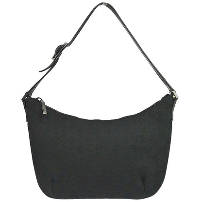 Gucci Black Canvas GG Handbag