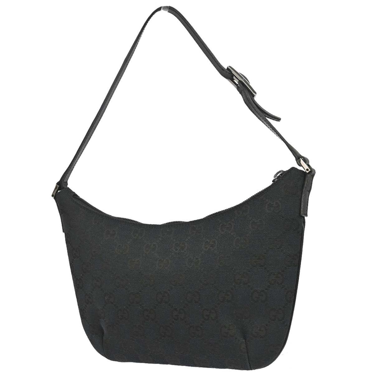 Gucci Black Canvas GG Handbag