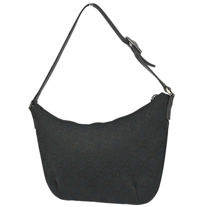 Gucci Black Canvas GG Handbag