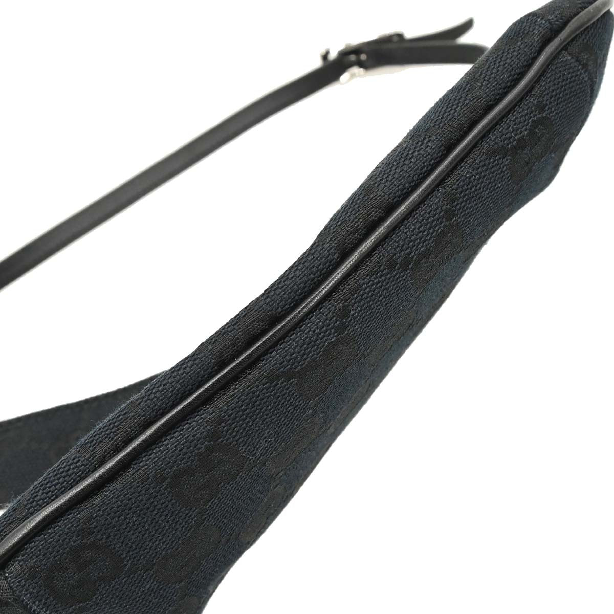 Gucci Black Canvas GG Handbag