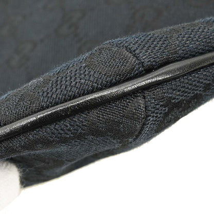 Gucci Black Canvas GG Handbag