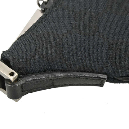 Gucci Black Canvas GG Handbag