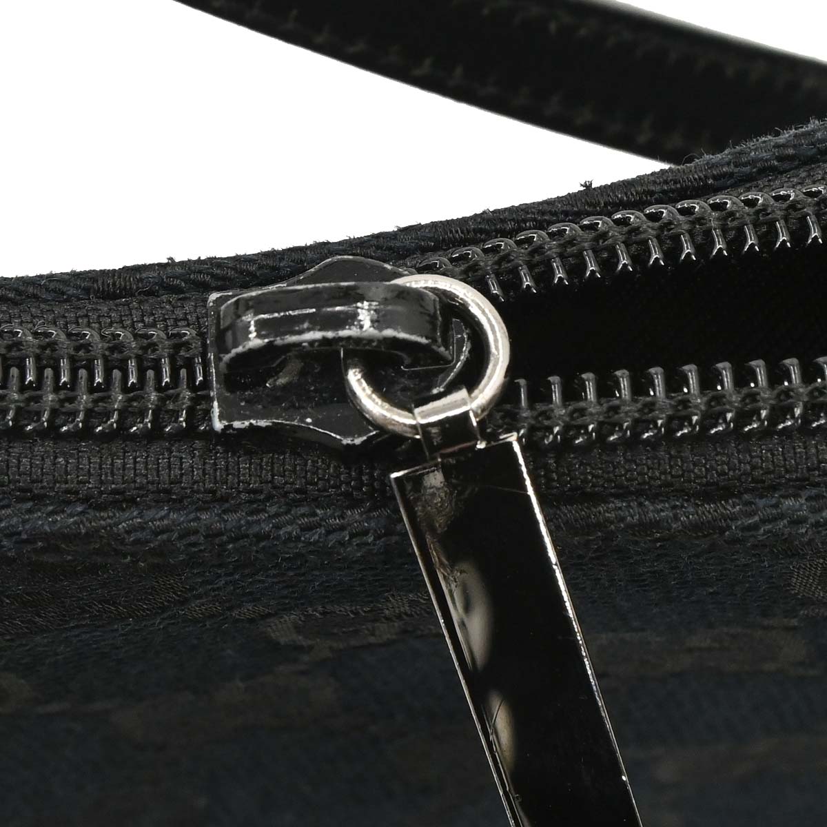 Gucci Black Canvas GG Handbag